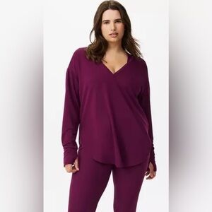 Torrid Deep Magenta Knit Top